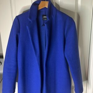 ZARA BLUE TRENCH COAT FORMAL BUSINESS WEAR